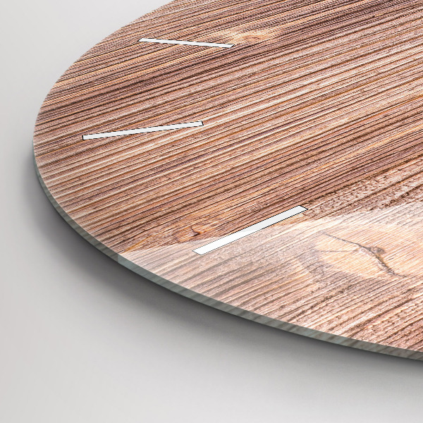 Round glass clock Peppers