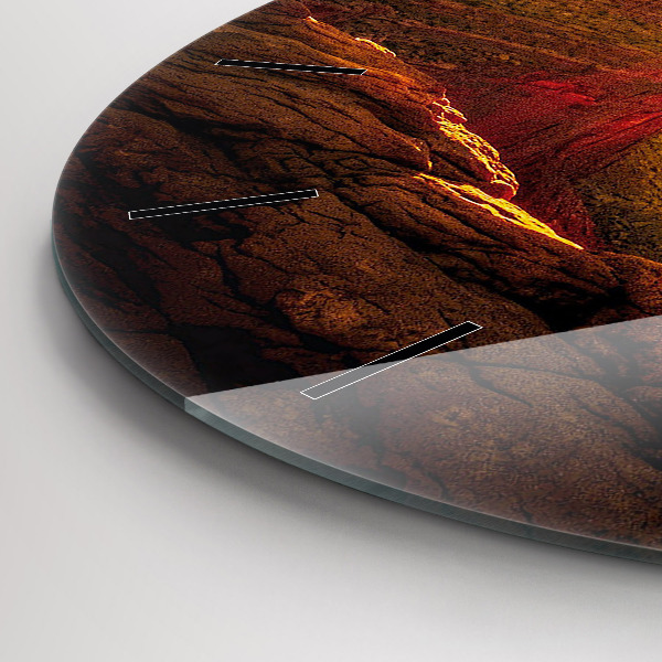 Round glass clock Grand Canyon Arizona