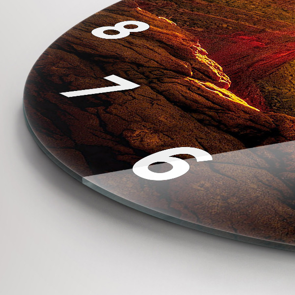 Round glass clock Grand Canyon Arizona